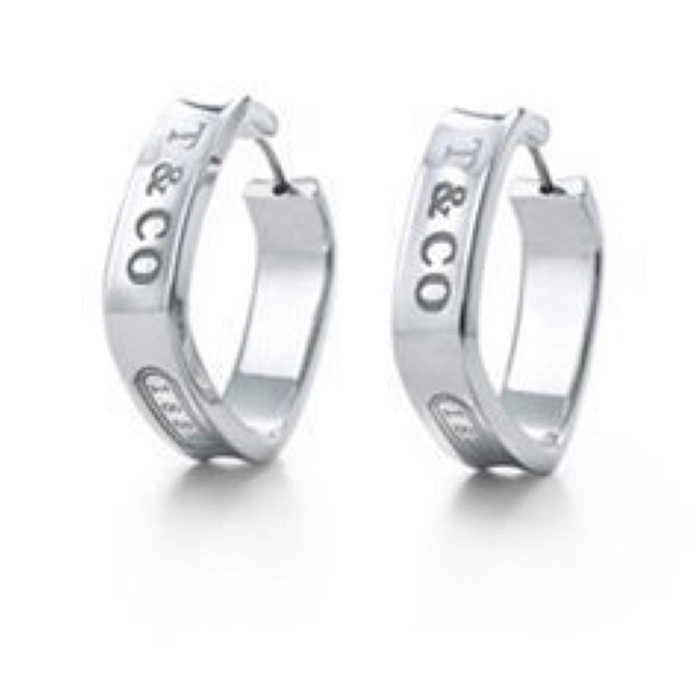 SOLD AUTHENTIC T&Co 1837 Square Round Earrings